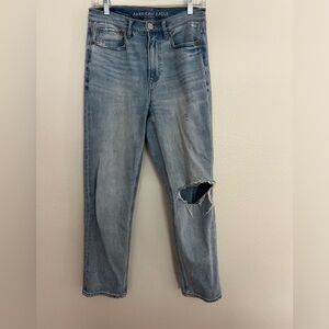 American Eagle distressed 90s boyfriend style jeans